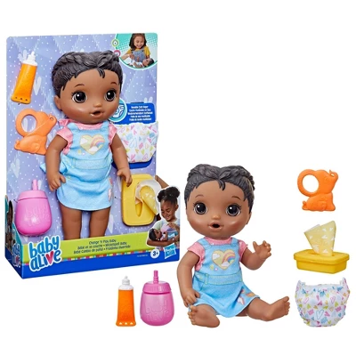 Baby Alive Change 'n Play Baby Doll - Black Hair 4 Baby Alive Change 'n Play Baby Doll - Black Hair - Image 2