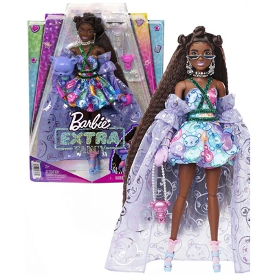 Barbie Superior Fashionista Runway Doll In Teddy-Print Gown With Long Fringe Hair 11 Barbie Superior Fashionista Runway Doll In Teddy-Print Gown With Long Fringe Hair - Image 9