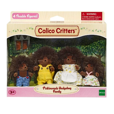 Calico Critters Pickleweeds Hedgehog Family 3 Calico Critters Pickleweeds Hedgehog Family