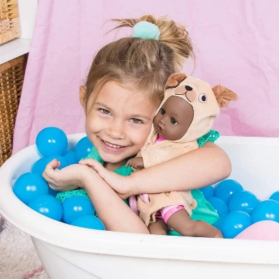 Adora Bath Toy Baby Doll In Baby Puggy Themed Bathrobe - 13 Inch Water Toy With QuickDri Body 4 Adora Bath Toy Baby Doll In Baby Puggy Themed Bathrobe - 13 Inch Water Toy With QuickDri Body - Image 2