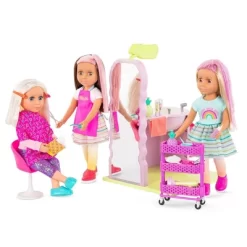 Glitter Girls Hair Salon Playset & Styling Accessories For 14" Dolls