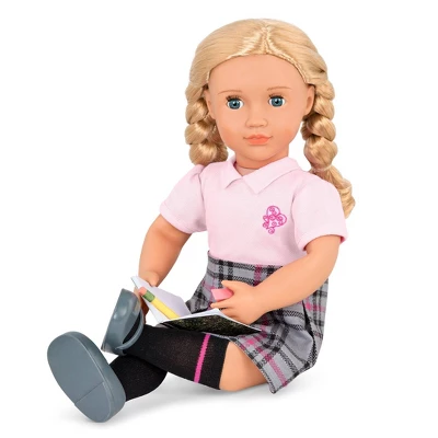 Our Generation Hally With Storybook & Accessories 18" Posable School Doll 5 Our Generation Hally With Storybook & Accessories 18" Posable School Doll - Image 3