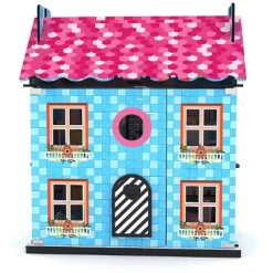 J'ADORE Girls' Doll Party House With 25 Pieces