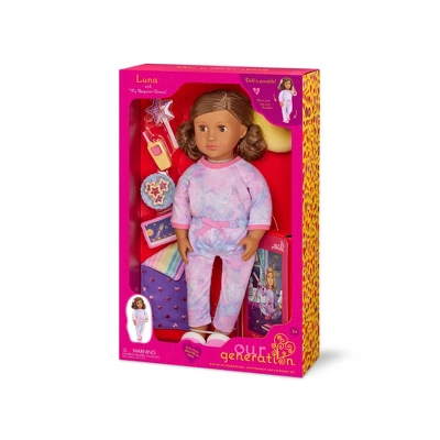 Our Generation Luna Posable 18" Slumber Party Doll & Storybook Set 8 Our Generation Luna Posable 18" Slumber Party Doll & Storybook Set - Image 6