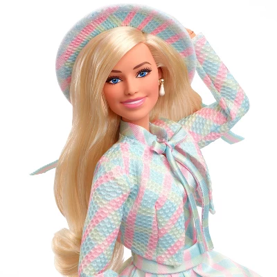 Barbie: The Movie Collectible Doll Margot Robbie As Barbie In Plaid Matching Set 3 Barbie: The Movie Collectible Doll Margot Robbie As Barbie In Plaid Matching Set