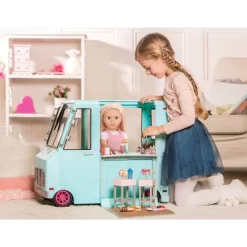 Our Generation Sweet Stop Ice Cream Truck With Electronics For 18" Dolls - Light Blue 16 Our Generation Sweet Stop Ice Cream Truck With Electronics For 18" Dolls - Light Blue -Toy Promotion GUEST 1870b526 40f0 49e2 aa0b 0514dcc6ef48