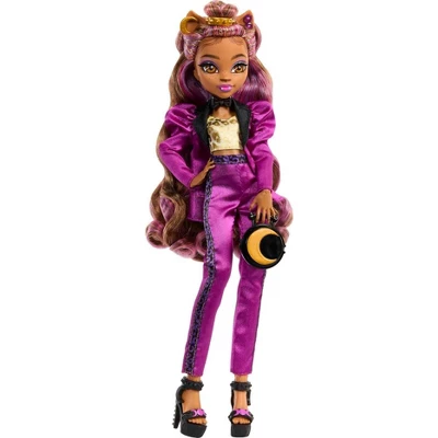 Monster High Clawdeen Wolf Fashion Doll In Monster Ball Party Fashion With Accessories 6 Monster High Clawdeen Wolf Fashion Doll In Monster Ball Party Fashion With Accessories - Image 4