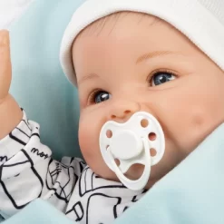 Paradise Galleries Realistic Chubby Baby Boy Doll - Big Boy With Fat Rolls And Magnetic Pacifier, 5-Piece Reborn Doll Set -Toy Promotion GUEST 1dbc9632 f7fd 40ad 9700 def1ae001e3d