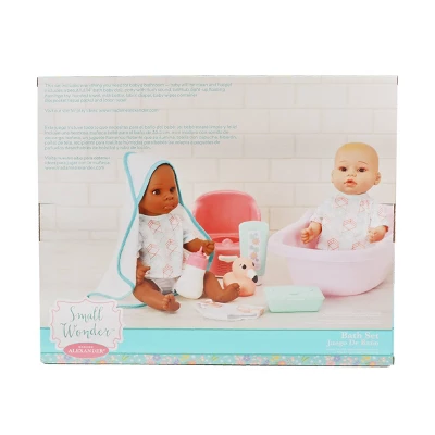 Madame Alexander Small Wonder 14" Baby Doll Bath Set - Brown Eyes 6 Madame Alexander Small Wonder 14" Baby Doll Bath Set - Brown Eyes - Image 4