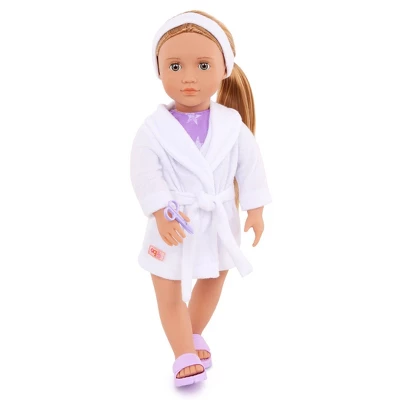 Our Generation Serafina Posable 18" Spa Doll & Storybook Set 5 Our Generation Serafina Posable 18" Spa Doll & Storybook Set - Image 3