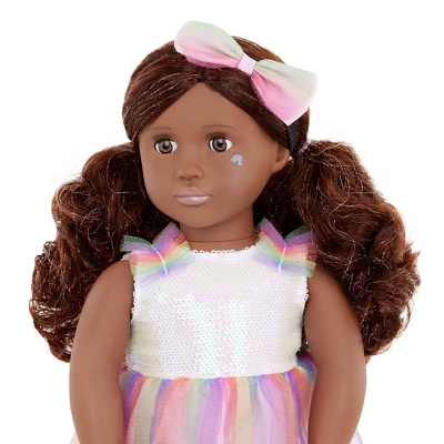Our Generation Revery 18" Fashion Doll With Rainbow Dress 2 Our Generation Revery 18" Fashion Doll With Rainbow Dress