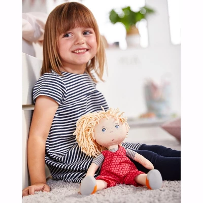 HABA Cassie 12" Machine Washable Soft Doll With Blonde Hair 5 HABA Cassie 12" Machine Washable Soft Doll With Blonde Hair - Image 3