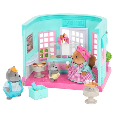 Li'l Woodzeez Scoops & Sprinkles Ice Cream Shop – 18pc Shop Playset 4 Li'l Woodzeez Scoops & Sprinkles Ice Cream Shop – 18pc Shop Playset - Image 2