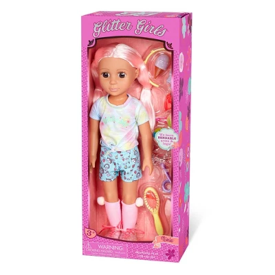 Glitter Girls Poseable Doll With Colored Hair & Accessories - Nixie 8 Glitter Girls Poseable Doll With Colored Hair & Accessories - Nixie - Image 6
