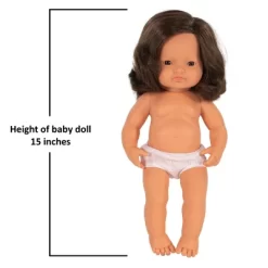 Miniland Educational Anatomically Correct 15" Baby Doll, Girl, Brunette Hair 5 Miniland Educational Anatomically Correct 15" Baby Doll, Girl, Brunette Hair -Toy Promotion GUEST 3711f11d 66a8 44e3 bfb8 2a503a0f5de9