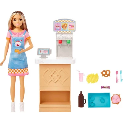 Barbie Skipper Doll And Snack Bar Playset With Color-Change Feature And Accessories First Jobs 4 Barbie Skipper Doll And Snack Bar Playset With Color-Change Feature And Accessories First Jobs - Image 2