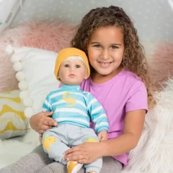 Adora Toddler Doll "Dino Boy" In Striped And Dino Print Top, Coordinating Dino Pants And Yellow Sneakers -Toy Promotion GUEST 38d104d0 85e2 4c2b 8585 707f008bc19c