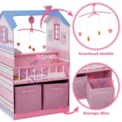 Olivia's Little World Childrens Wooden Doll Changing Station Dollhouse TD-11460W 14 Olivia's Little World Childrens Wooden Doll Changing Station Dollhouse TD-11460W -Toy Promotion GUEST 3a1738fc 7e04 4d74 b75e 598b885f4cba
