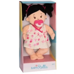 Manhattan Toy Baby Stella Black Hair Soft First Baby Doll, 15-Inch -Toy Promotion GUEST 3d0cef66 a039 45e1 9479 5b1f2001eb14