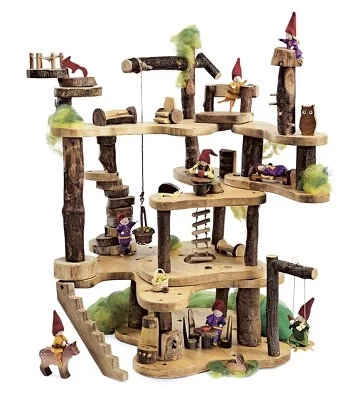 HearthSong Tree Blocks 34-Piece Tree Fort Kit, Includes Platforms, Staircase, Bridges, And More 3 HearthSong Tree Blocks 34-Piece Tree Fort Kit, Includes Platforms, Staircase, Bridges, And More