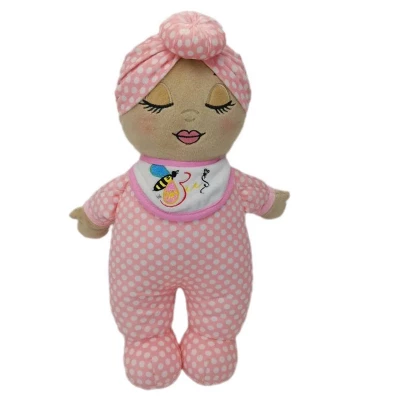 Orijin Bees Nu'Bees Plush Baby Dolls - Pink 4 Orijin Bees Nu'Bees Plush Baby Dolls - Pink - Image 2