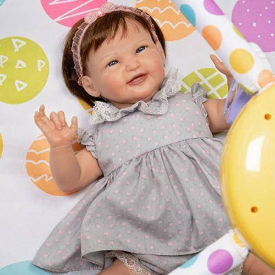 Paradise Galleries Realistic Reborn Toddler Doll Sweetie Pie, 19 Inch, Rooted Hair And Magnetic Pacifier, 7-Piece Baby Doll Gift Set 9 Paradise Galleries Realistic Reborn Toddler Doll Sweetie Pie, 19 Inch, Rooted Hair And Magnetic Pacifier, 7-Piece Baby Doll Gift Set - Image 7