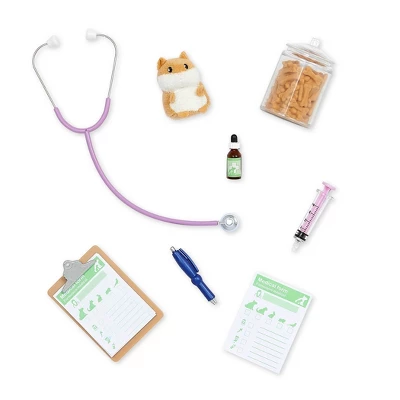 Our Generation Noemie With Plush Hamster 18" Pet Care Vet Doll 6 Our Generation Noemie With Plush Hamster 18" Pet Care Vet Doll - Image 4