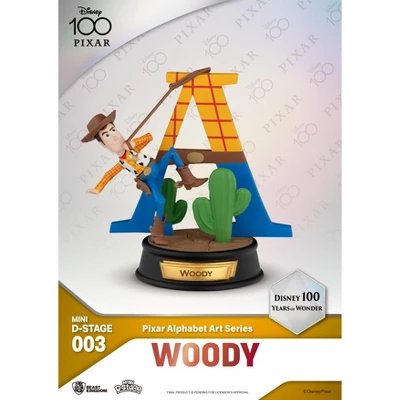 Disney 100 Years Of Wonder-Pixar Alphabet Art Series Set (6 PCS) (Mini Diorama Stage) 4 Disney 100 Years Of Wonder-Pixar Alphabet Art Series Set (6 PCS) (Mini Diorama Stage) - Image 2