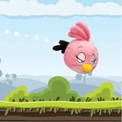 Mighty Mojo Angry Birds Collectible Plush Doll Stella Pink 8"