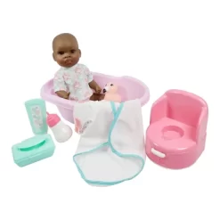 Madame Alexander Small Wonder 14" Baby Doll Bath Set - Brown Eyes