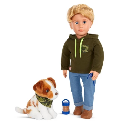 Our Generation Elliot 18" Boy Doll & Pet Set 3 Our Generation Elliot 18" Boy Doll & Pet Set