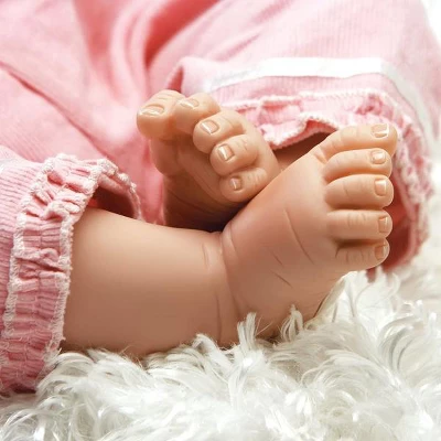Paradise Galleries "Cuddle Bear Bella" Real Baby Doll. 21" Weighted Reborn Baby Doll With 5-Piece Baby Doll Clothes Set. Age 3+ 6 Paradise Galleries "Cuddle Bear Bella" Real Baby Doll. 21" Weighted Reborn Baby Doll With 5-Piece Baby Doll Clothes Set. Age 3+ - Image 4