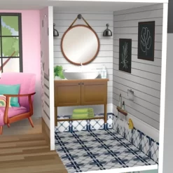 Olivia's Little World By Teamson Kids Wooden Dreamland Farmhouse Dollhouse Set -Toy Promotion GUEST 535778d0 a7fe 4e89 8251 48cb64cc174b