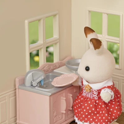 Calico Critters Red Roof Cozy Cottage, Dollhouse Playset With Figure, Furniture And Accessories 8 Calico Critters Red Roof Cozy Cottage, Dollhouse Playset With Figure, Furniture And Accessories - Image 6