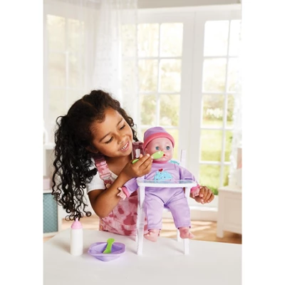 Kidoozie Just Imagine Mealtime Baby Playset For Pretend Play, Includes Baby Doll, High Chair And Feeding Accessories, Ages 2+ 8 Kidoozie Just Imagine Mealtime Baby Playset For Pretend Play, Includes Baby Doll, High Chair And Feeding Accessories, Ages 2+ - Image 6