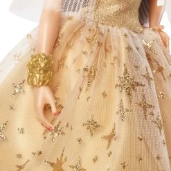 Barbie 13" Signature 2023 Holiday Collector Doll With Golden Gown And Black Hair -Toy Promotion GUEST 5860dc59 72c9 4136 8049 5e6ec392578d