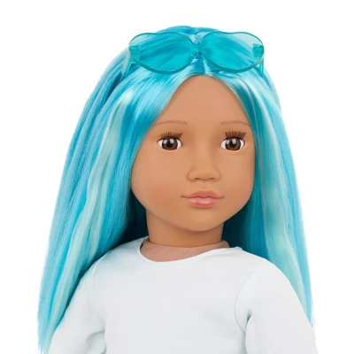 Our Generation Capri 18" Fashion Doll With Bubblegum Blue Hair 4 Our Generation Capri 18" Fashion Doll With Bubblegum Blue Hair - Image 2