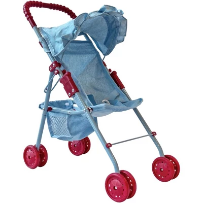 The New York Doll Collection Baby Doll Stroller - My First Toy Stroller For Kids 14 The New York Doll Collection Baby Doll Stroller - My First Toy Stroller For Kids - Image 12