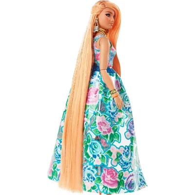 Barbie Extra Fancy Doll - Floral 2pc Gown 4 Barbie Extra Fancy Doll - Floral 2pc Gown - Image 2