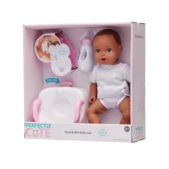 Perfectly Cute Feed & Wet 14" Baby Set - Brunette With Brown Eyes 7 Perfectly Cute Feed & Wet 14" Baby Set - Brunette With Brown Eyes -Toy Promotion GUEST 5f218326 c876 429a a7f9 2c73a2b7a0e6