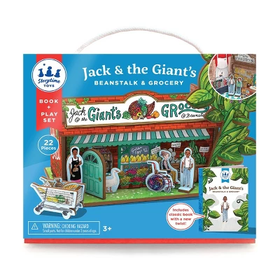 Storytime Toys Jack & The Giant's Beanstalk & Grocery 3D Puzzle Book And Toy Mini Set - 3 In 1 - Book, Build, Play 5 Storytime Toys Jack & The Giant's Beanstalk & Grocery 3D Puzzle Book And Toy Mini Set - 3 In 1 - Book, Build, Play - Image 3