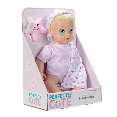Perfectly Cute Bathtime Baby Doll - Blonde Hair 4 Perfectly Cute Bathtime Baby Doll - Blonde Hair - Image 2