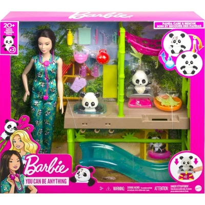 Barbie Panda Care And Rescue Playset With Color-Change And 20+ Pc 7 Barbie Panda Care And Rescue Playset With Color-Change And 20+ Pc - Image 5
