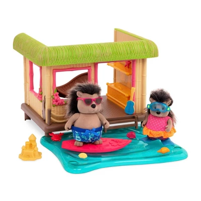 Li'l Woodzeez Miniature Playset With Accessories 15pc - Tiki Hut 3 Li'l Woodzeez Miniature Playset With Accessories 15pc - Tiki Hut