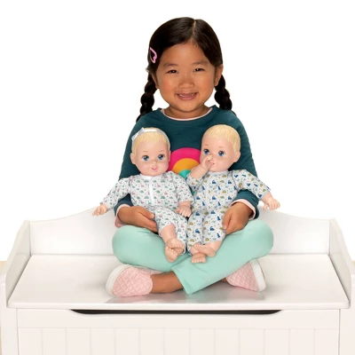 Perfectly Cute Boy Girl Twins Blonde Hair - Blue Eyes 4 Perfectly Cute Boy Girl Twins Blonde Hair - Blue Eyes - Image 2