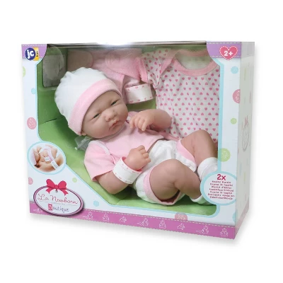 JC Toys La Newborn 14" Baby Doll - Layette 5 JC Toys La Newborn 14" Baby Doll - Layette - Image 3