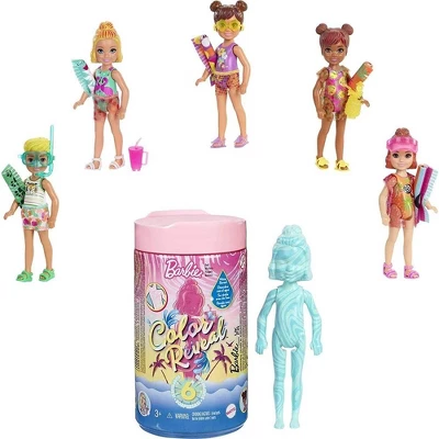 Barbie - Chelsea Color Reveal ! Color Changing Kids - Beach Go'er Doll With 6 Surprise Accessories 14 Barbie - Chelsea Color Reveal ! Color Changing Kids - Beach Go'er Doll With 6 Surprise Accessories - Image 12
