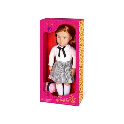 Our Generation Carly With School Lunch Bag 18" Fashion Doll 6 Our Generation Carly With School Lunch Bag 18" Fashion Doll - Image 4