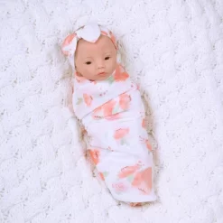 Paradise Galleries Newborn Baby Doll 16 Inch Reborn Preemie, Swaddlers: Peach Blossom, Safety Tested For 3+, 4-Piece Set 13 Paradise Galleries Newborn Baby Doll 16 Inch Reborn Preemie, Swaddlers: Peach Blossom, Safety Tested For 3+, 4-Piece Set -Toy Promotion GUEST 66d8433e 366a 4546 8db0 dccb787b7a79