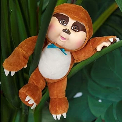 Cabbage Patch Kids Cuties Collection, Sammy Sloth Cutie Baby Doll - 9" 4 Cabbage Patch Kids Cuties Collection, Sammy Sloth Cutie Baby Doll - 9" - Image 2